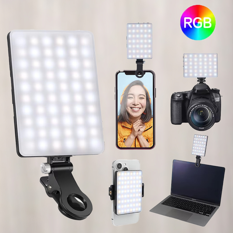 Photography Lighting Spotlight - Mini RGB LED Fill Light Portable