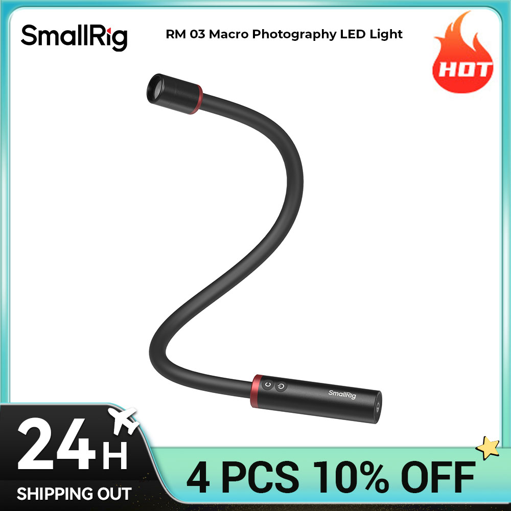 Photography Lighting Angles - SmallRig RM 03 Macro Photography LED