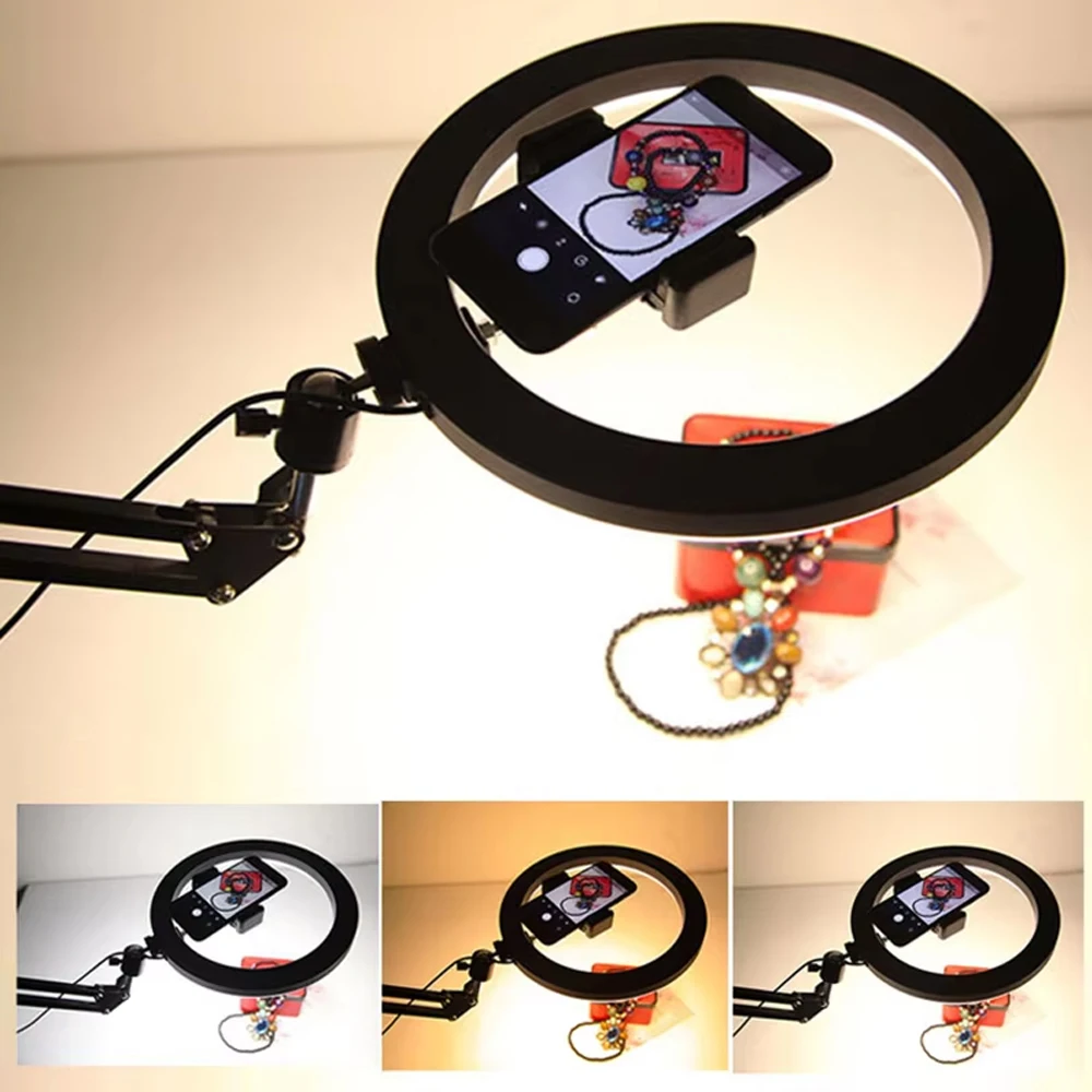 Photography Lighting Overhead - Nice Overhead Tripod With Ring Light