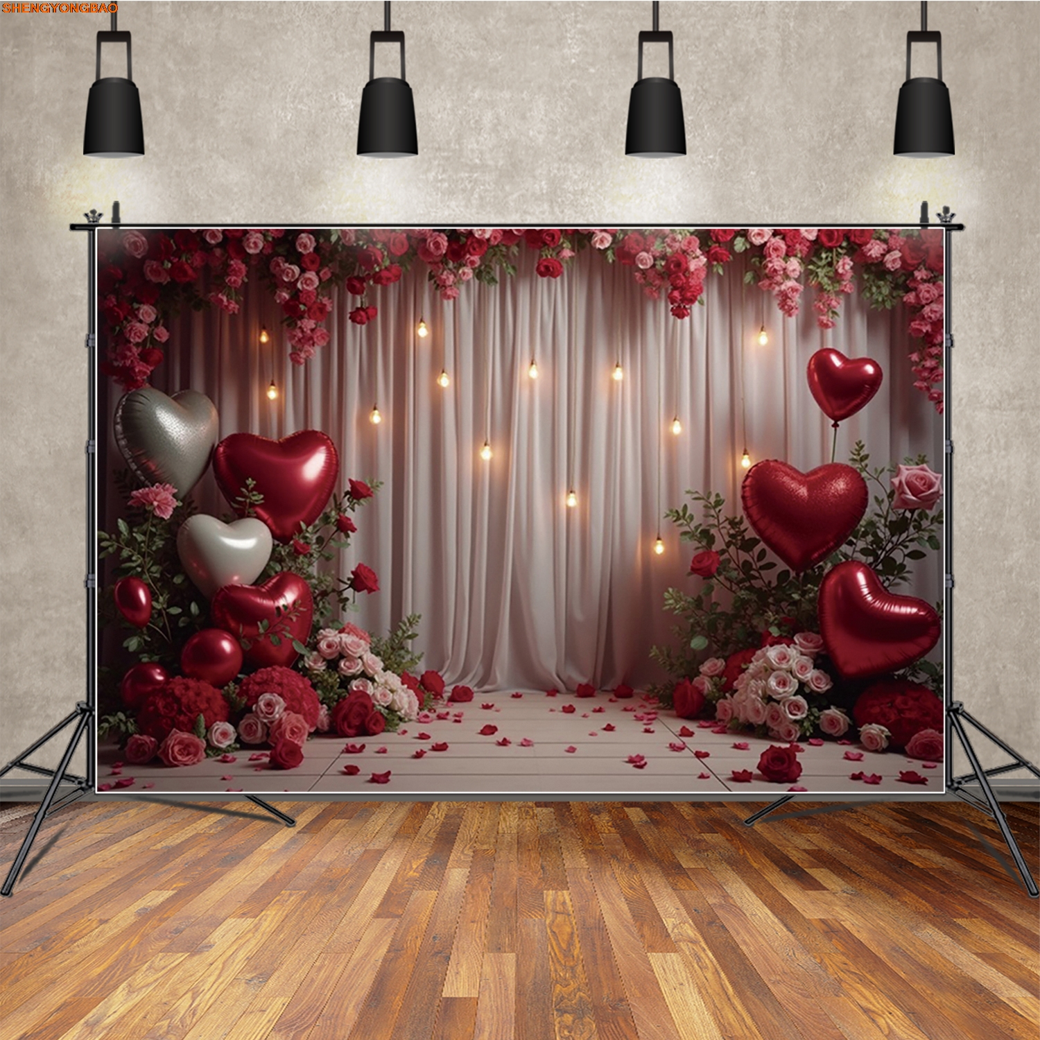 Photography Lighting White Background - Valentines Lovers Day Background Photography White