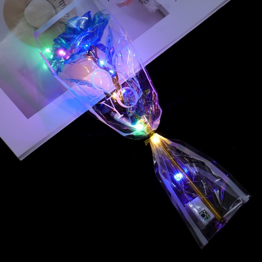 Glowing Gold Foil Rose Flower  - Photography Lighting Simulation avis et prix
