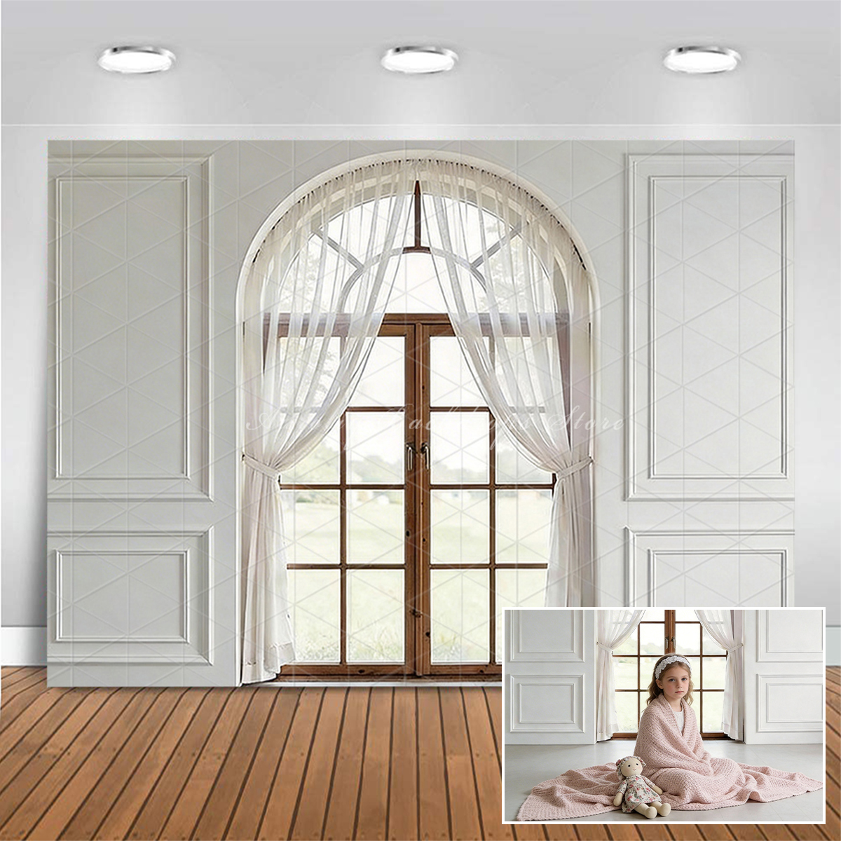 Sheer Curtain Window Light Bac - Photography Lighting White Background avis et prix