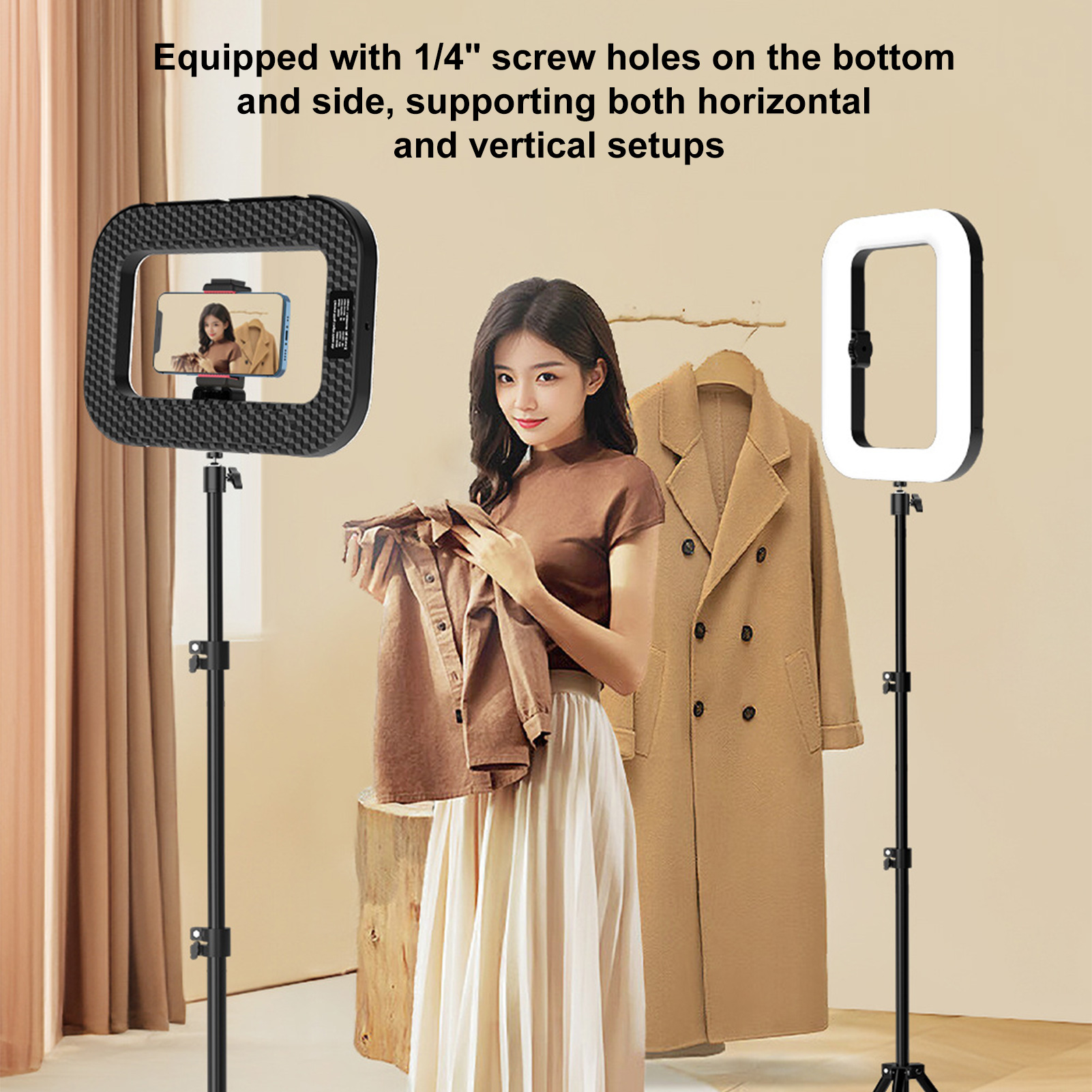 Handheld Rings Selfie Light Re - Photography Lighting Spotlight avis et prix
