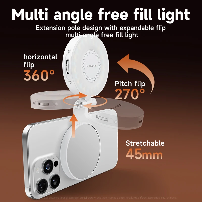 LED Selfie Fill Light for Mags - Photography Lighting Spotlight avis et prix