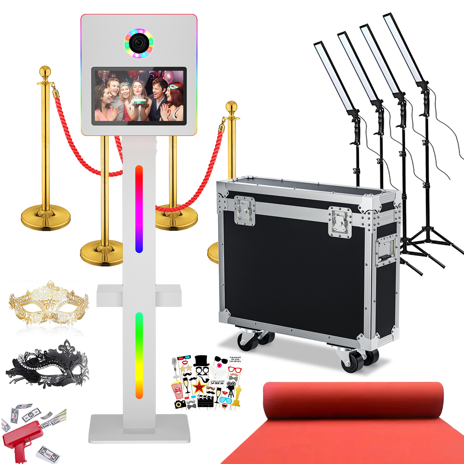DSLR Photo Booth Machine with  - Photography Video Lighting Kit avis et prix