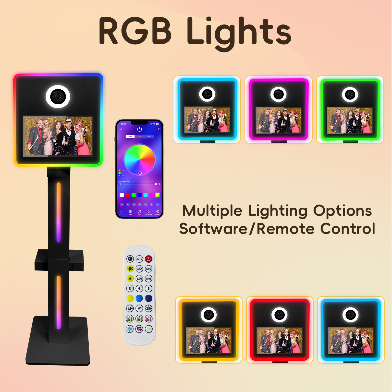 DSLR Photo Booth Machine with  - Photography Video Lighting Kit avis et prix