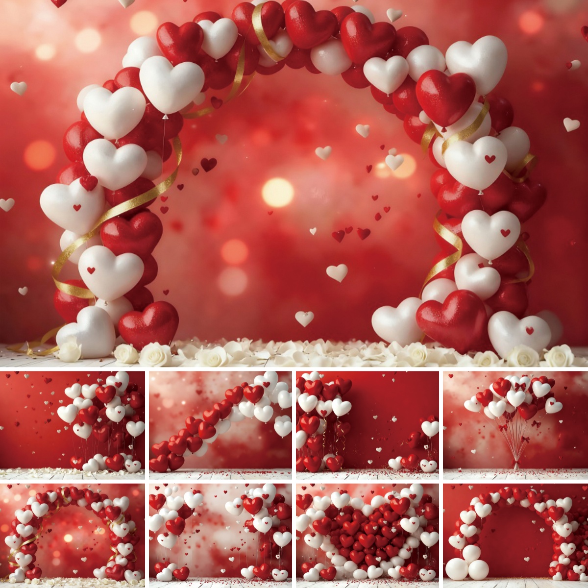 February 14 Valentine's Day Ba - Photography Lighting White Background avis et prix