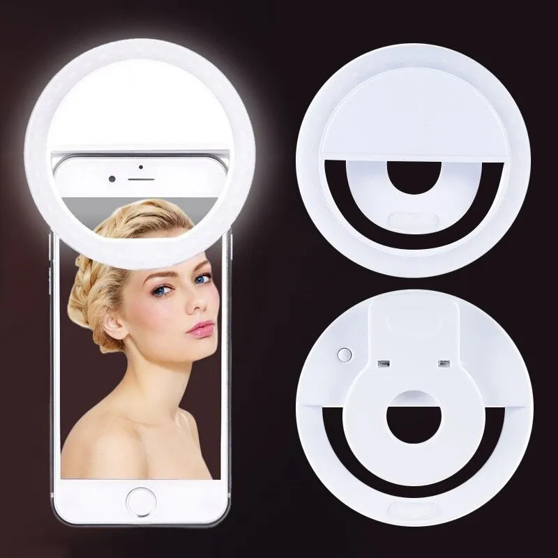 USB Rechargeable LED Selfie Ri - Photography Lighting Overhead avis et prix