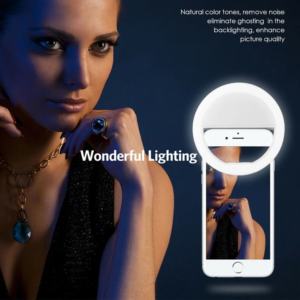 USB Rechargeable LED Selfie Ri - Photography Lighting Overhead avis et prix