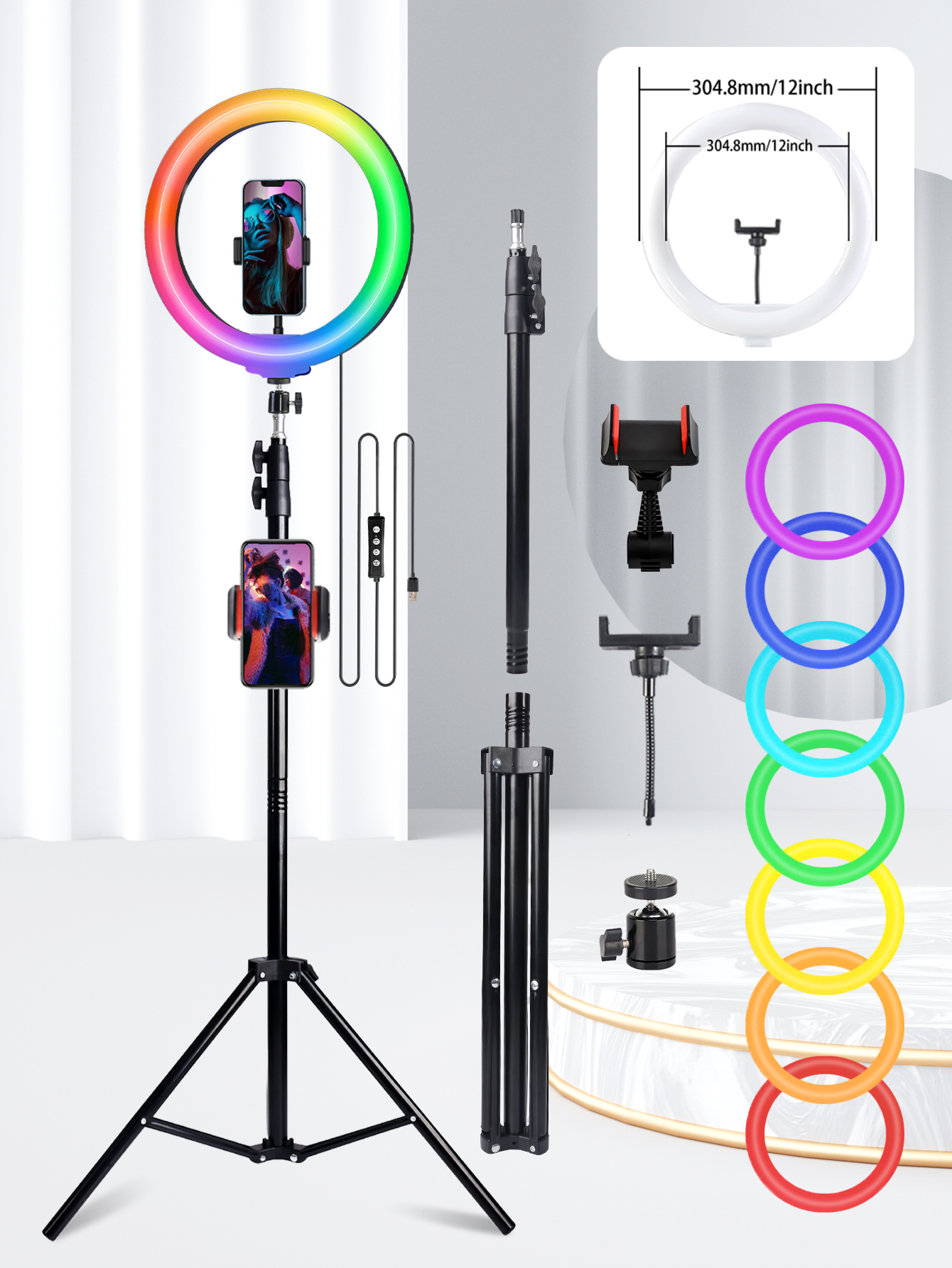 A 10 Inch Professional Selfie  - Photography Lighting Overhead avis et prix