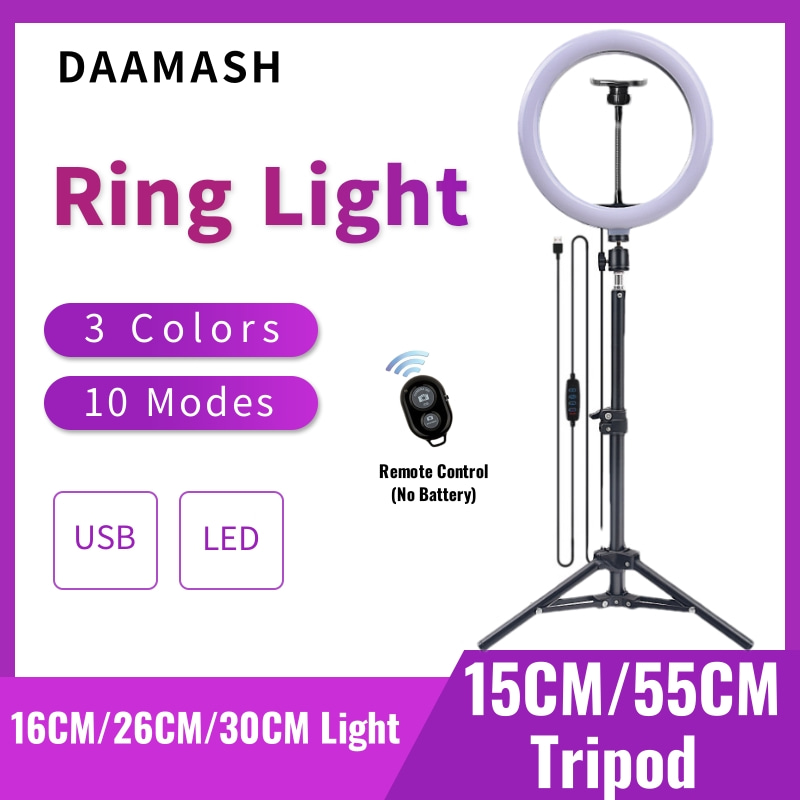 16cm/26cm/30cm LED Selfie Ring - Photography Lighting Overhead avis et prix