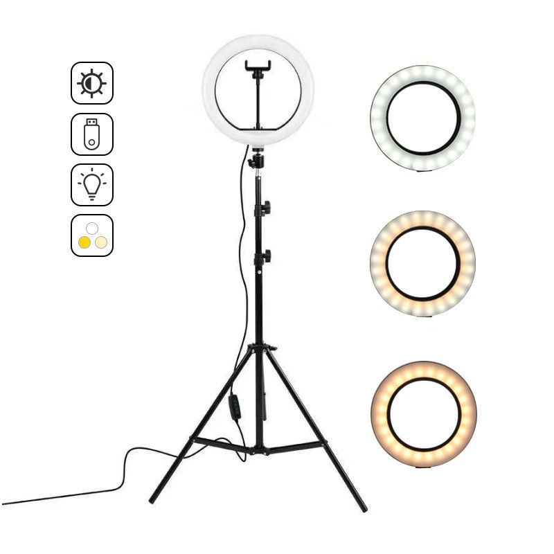 16cm/26cm/30cm LED Selfie Ring - Photography Lighting Overhead avis et prix