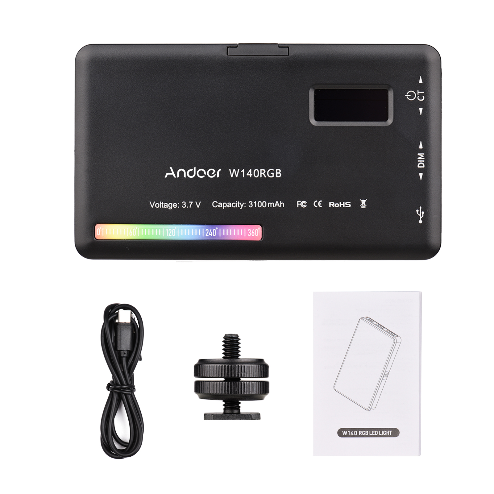 LED Video Light Rechargeable P - Lighting Effect In Photography avis et prix