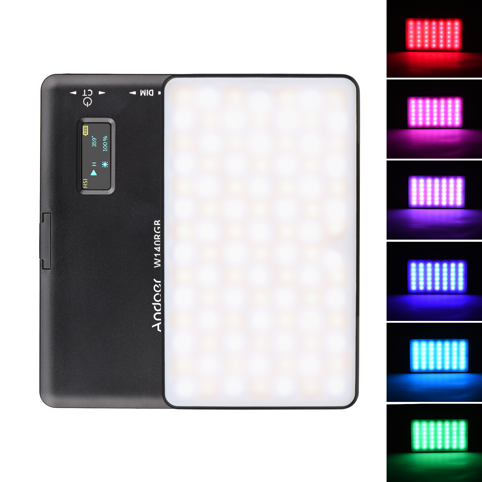 LED Video Light Rechargeable P - Lighting Effect In Photography avis et prix