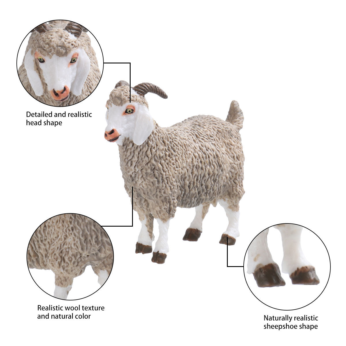 1Pcs Wild Animal Sheep Decorat - Photography Lighting Simulation avis et prix