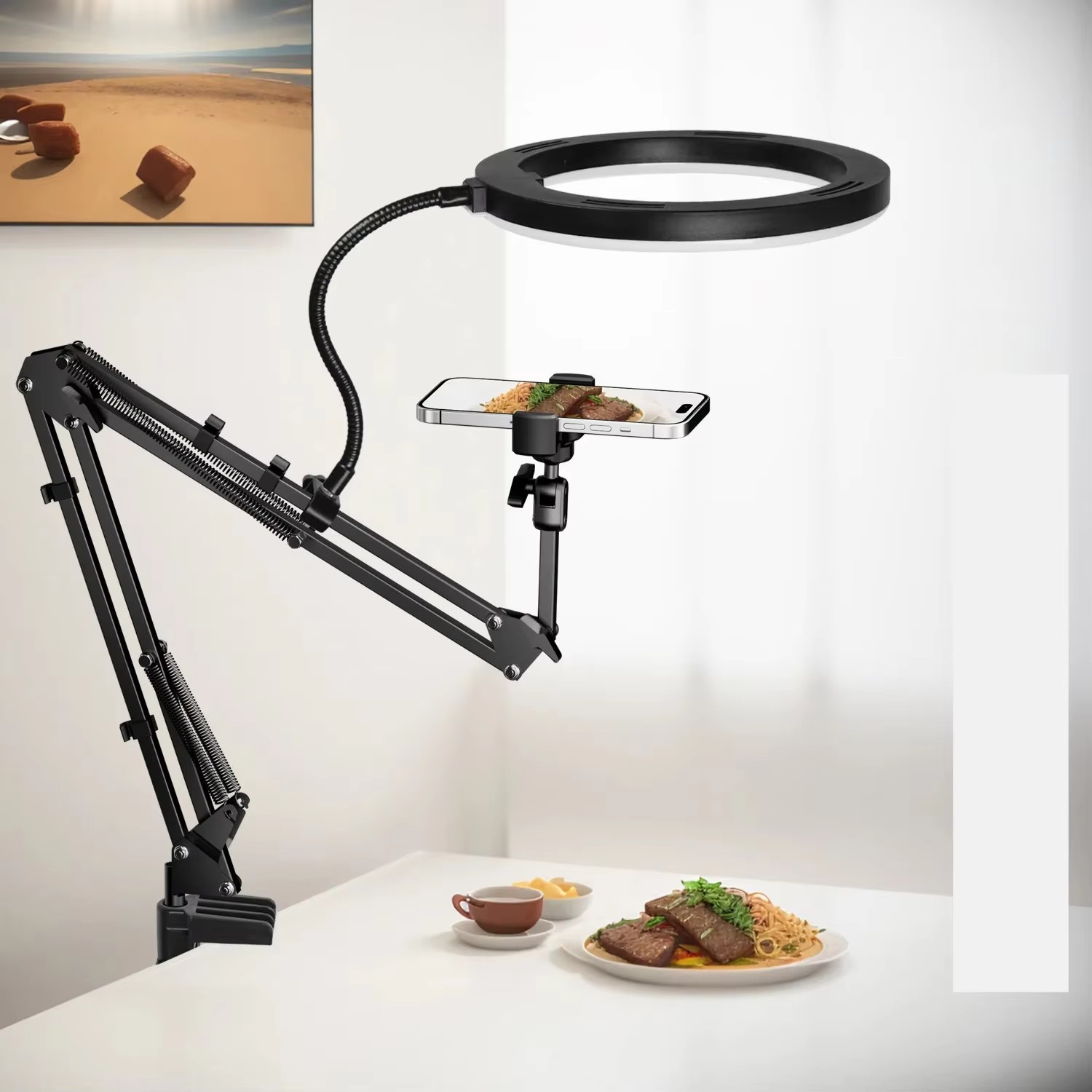 Live Stand Mobile Phone Profes - Photography Lighting Overhead avis et prix