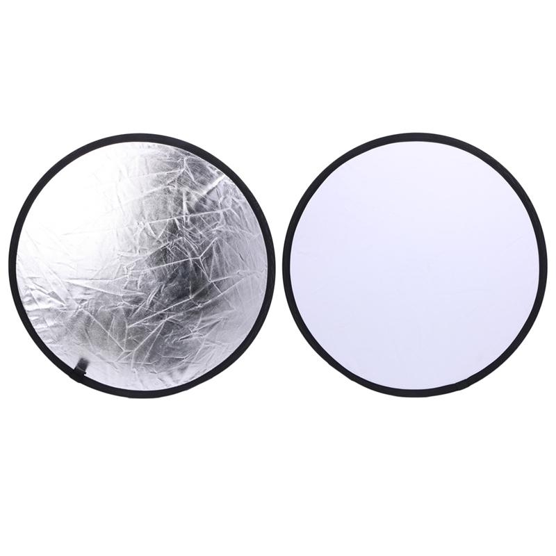 2 in 1 55-60cm Light Mulit Col - Reflector Disc Silver avis et prix
