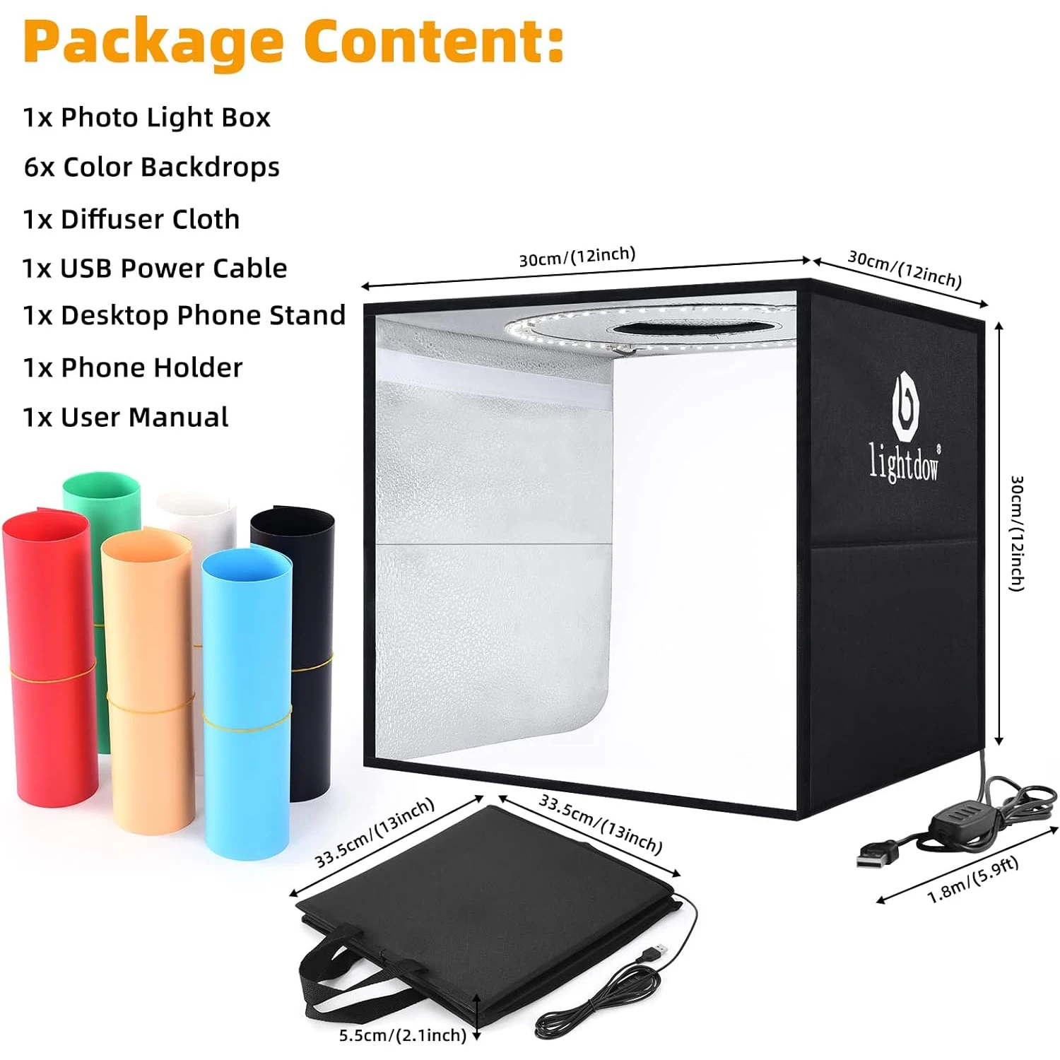 Lightdow Photo Studio Light Bo - Photography Video Lighting Kit avis et prix