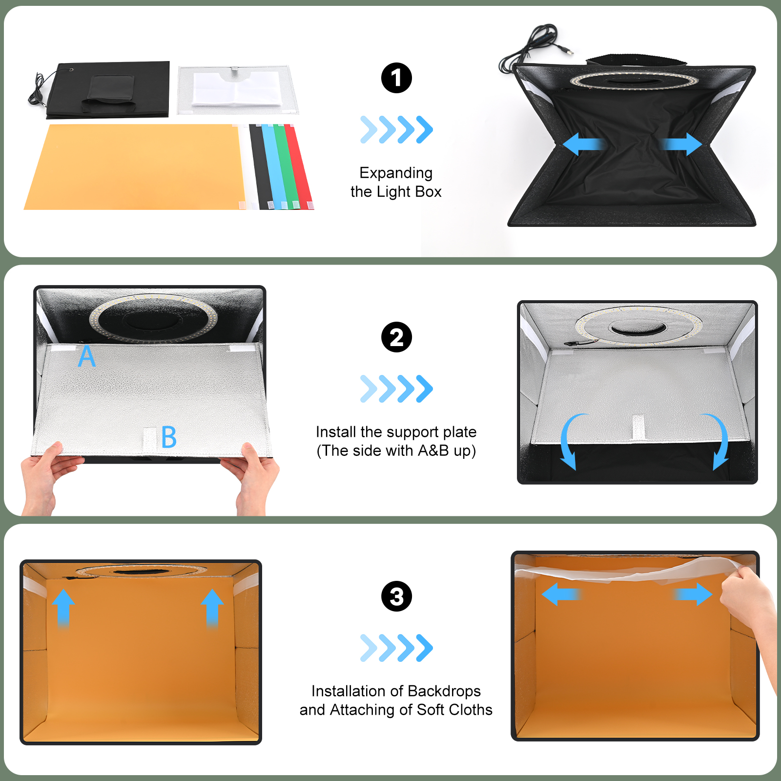 Lightdow Photo Studio Light Bo - Photography Video Lighting Kit avis et prix