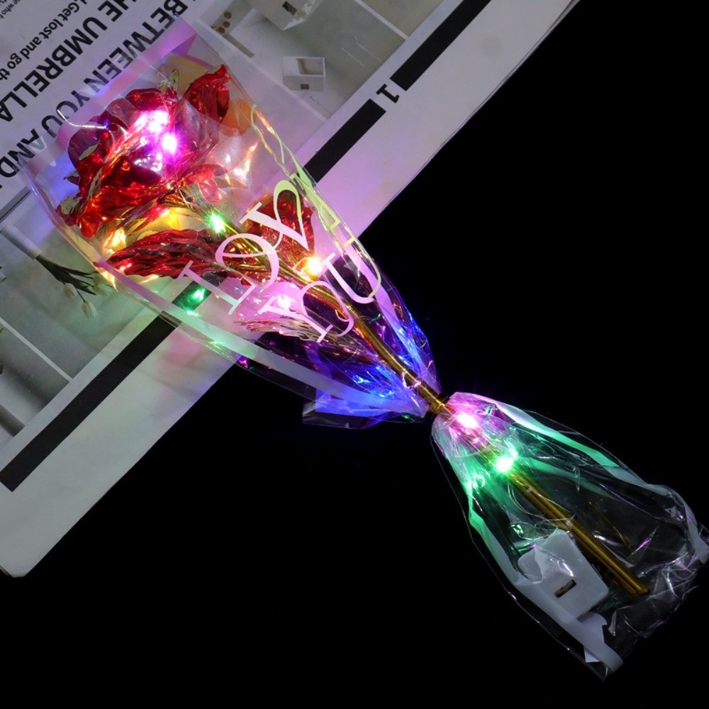 Glowing Gold Foil Rose Flower  - Photography Lighting Simulation avis et prix