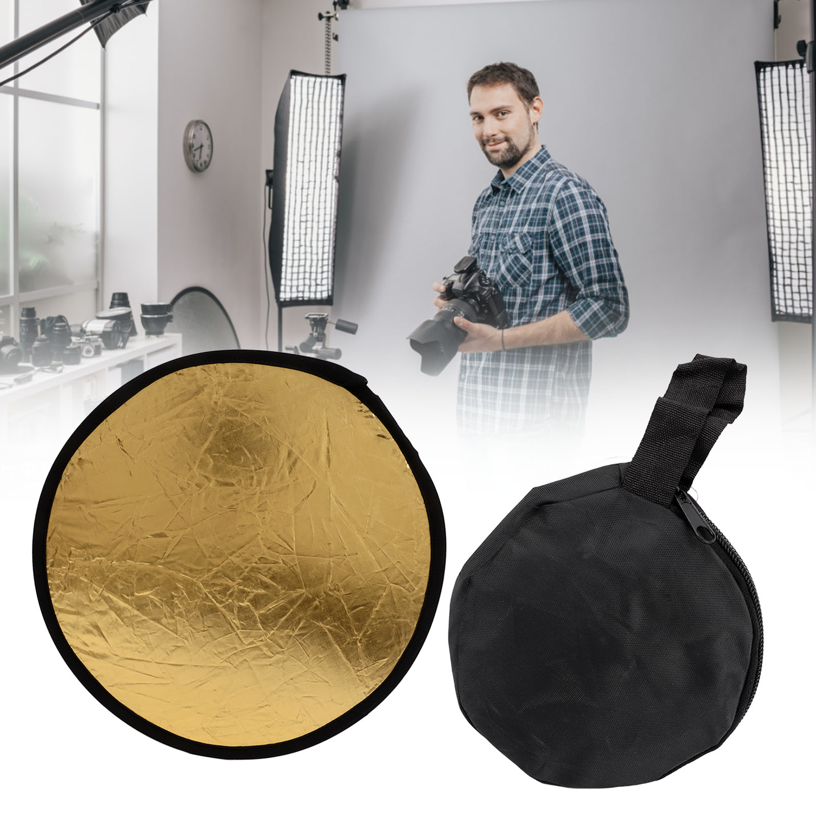 Photo Reflector Gold Silver 2  - Reflector Disc Silver avis et prix