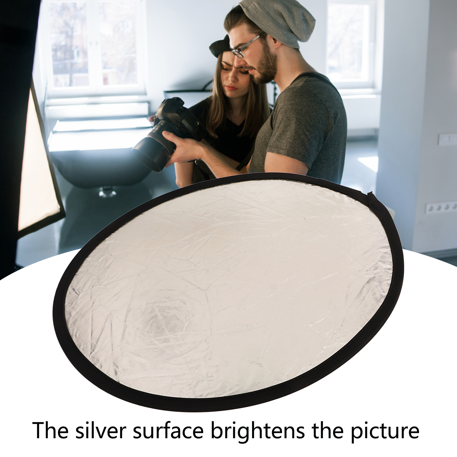 Photo Reflector Gold Silver 2  - Reflector Disc Silver avis et prix