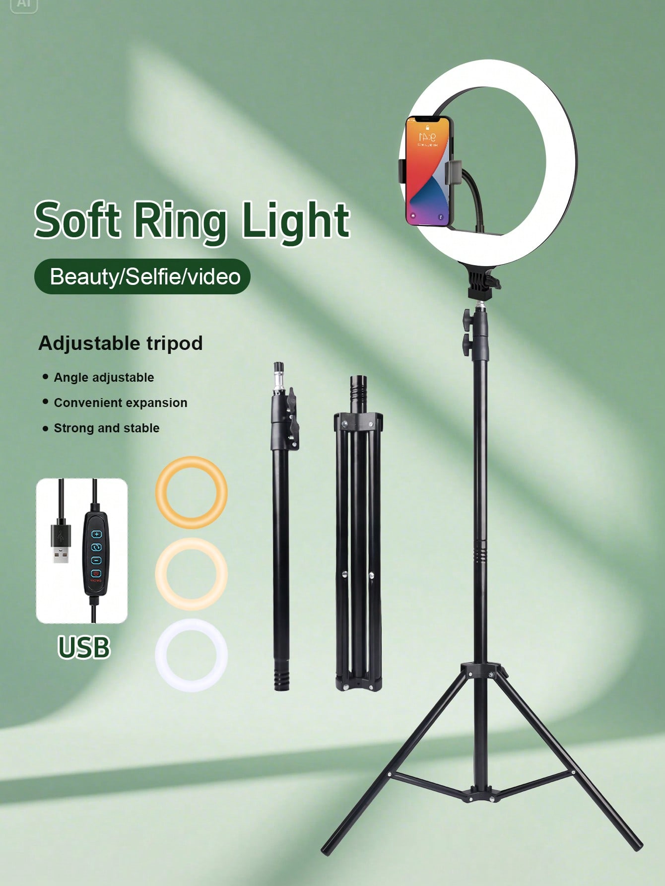 10 Inch 3 Color Dimmable LED R - Photography Video Lighting Kit avis et prix