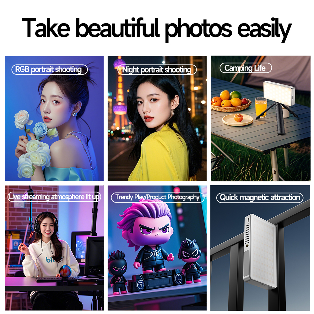 Mini Rechargeable R9PRO full-c - Photography Lighting Spotlight avis et prix