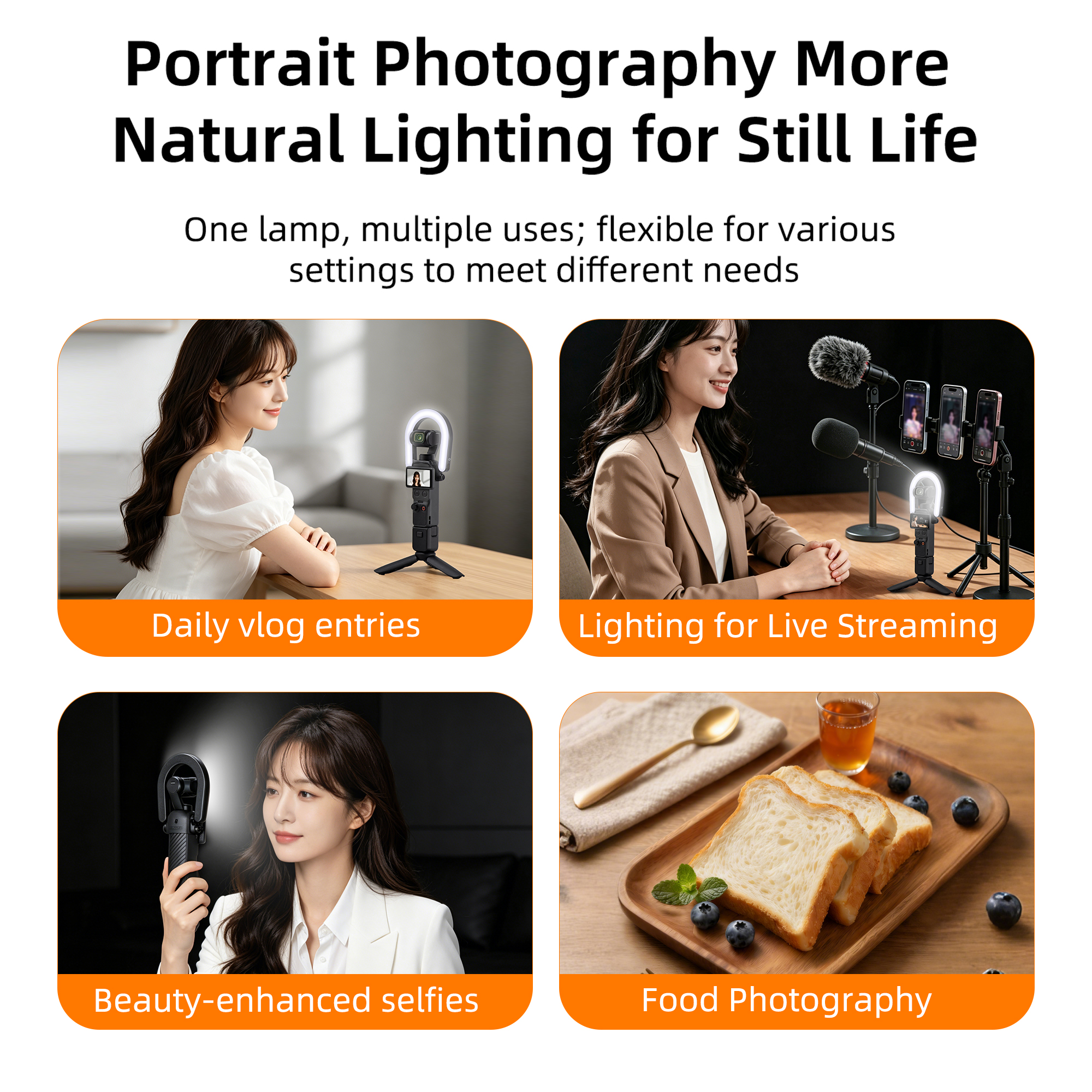 Ring Fill Light for DJI Osmo P - Photography Lighting Angles avis et prix