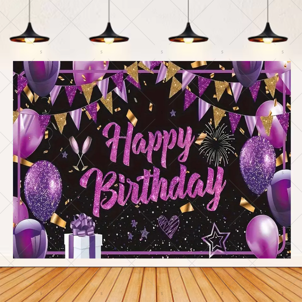 Colorful Balloon Happy Birthda - Photography Lighting Backdrop avis et prix