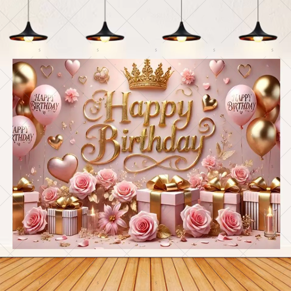 Colorful Balloon Happy Birthda - Photography Lighting Backdrop avis et prix