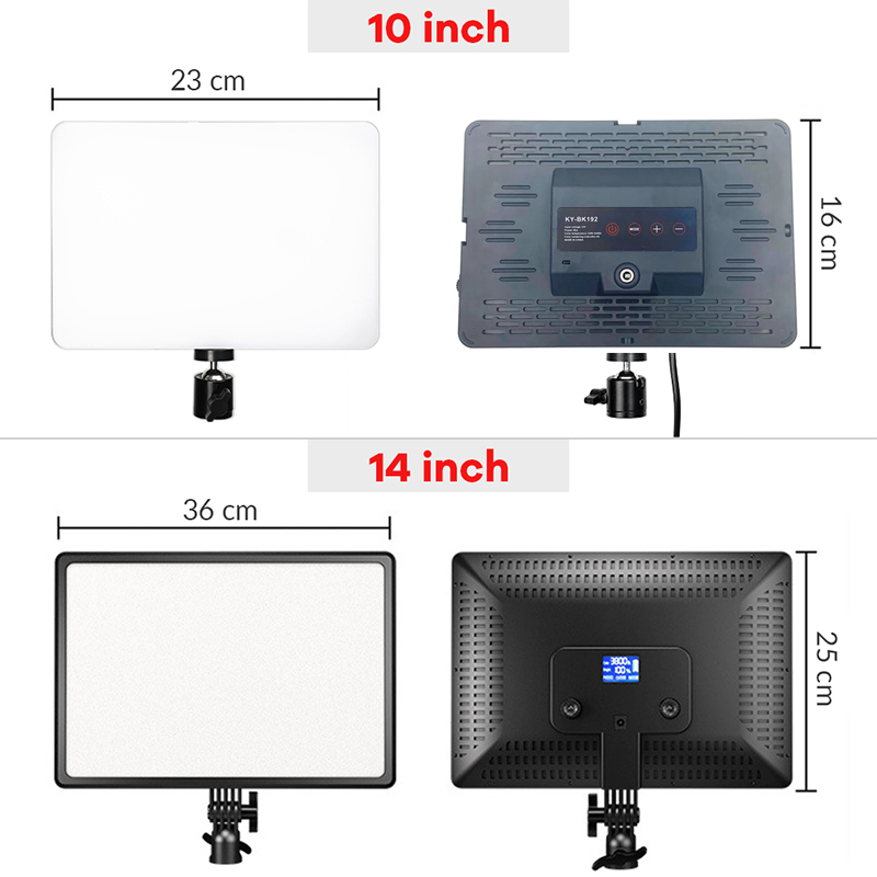 14inch 10inch LED Video Light  - Photography Lighting Board avis et prix