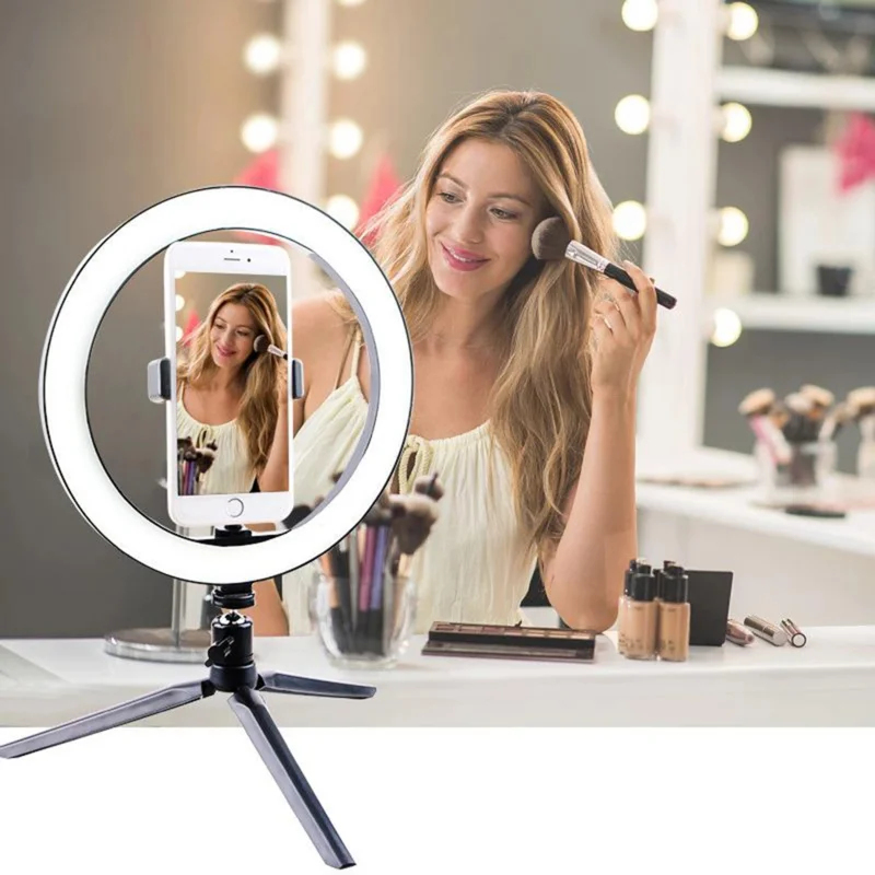 Dimmable26cm LED Ring Light Ki - Photography Video Lighting Kit avis et prix