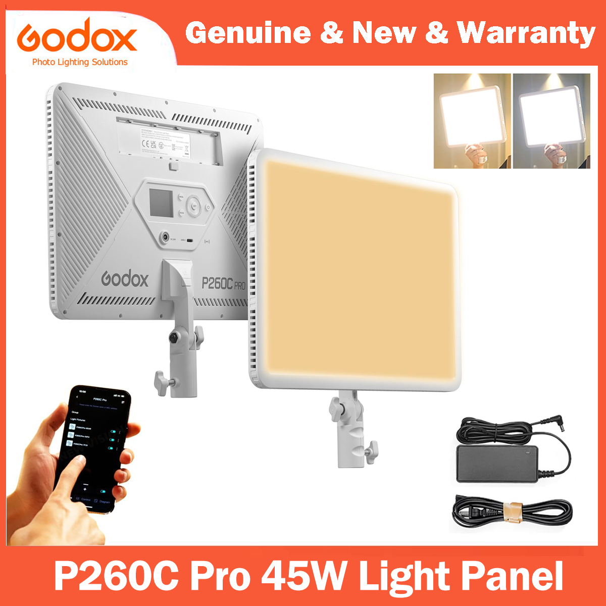 Godox P260C Pro LED Video Ligh - Photography Lighting Board avis et prix
