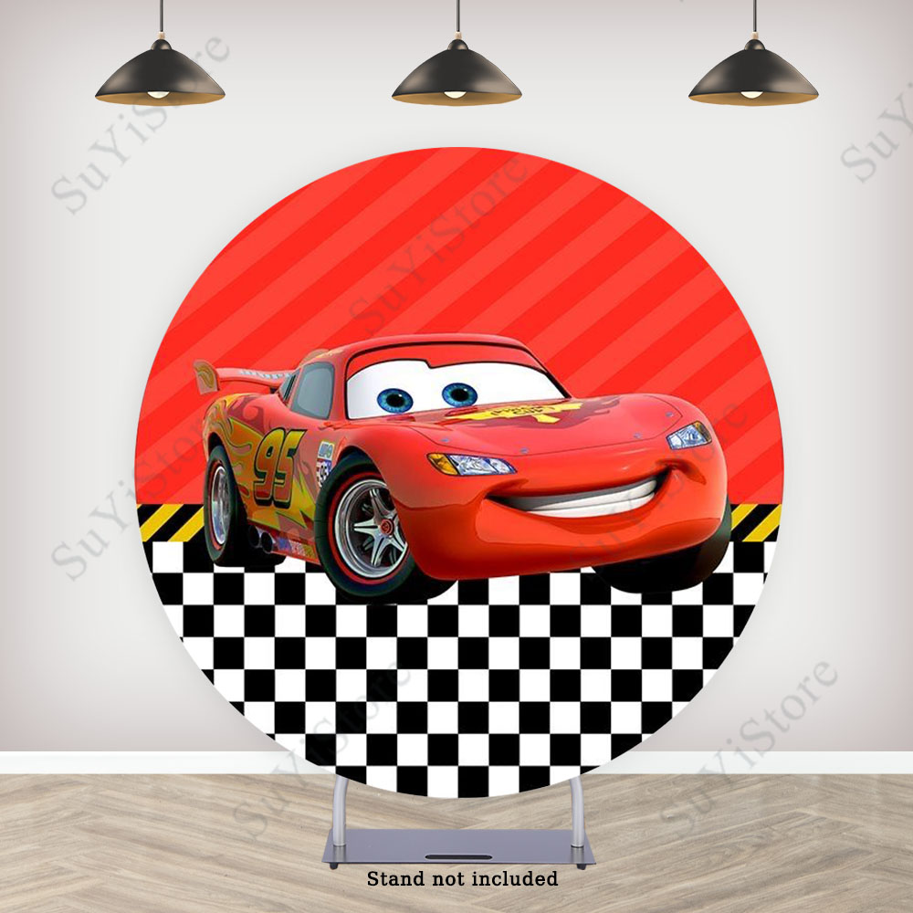 Pixar Cars Round Photo Backdro - Photography Lighting Backdrop avis et prix