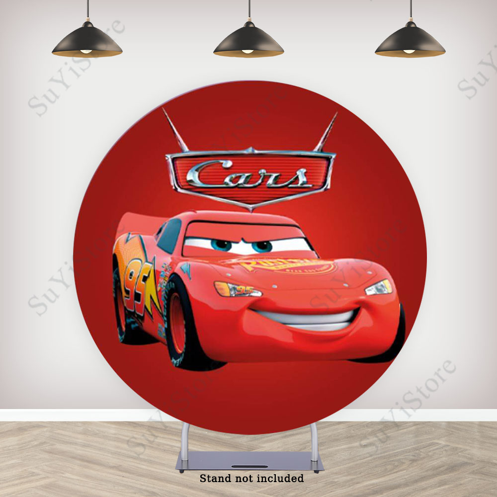 Pixar Cars Round Photo Backdro - Photography Lighting Backdrop avis et prix