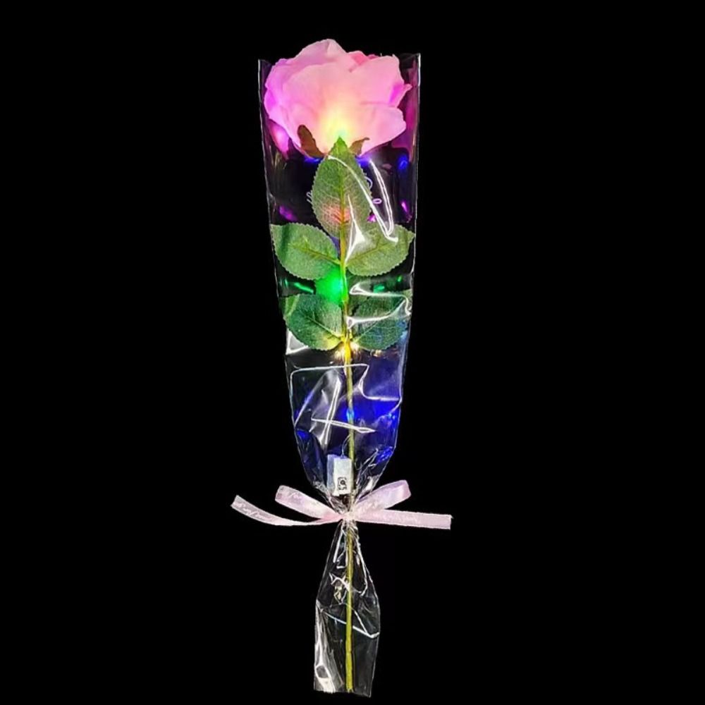 Glowing Artificial Rose Flower - Photography Lighting Simulation avis et prix