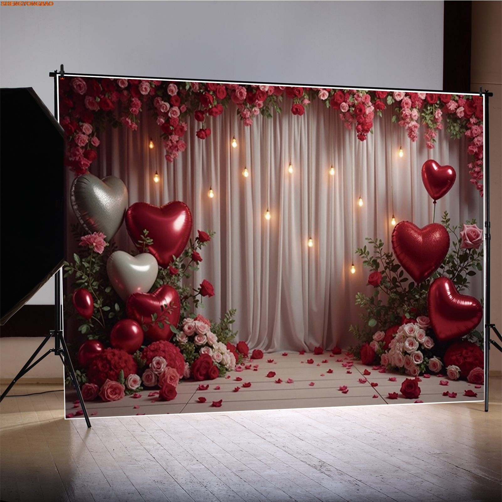 Valentines Lovers Day Backgrou - Photography Lighting White Background avis et prix