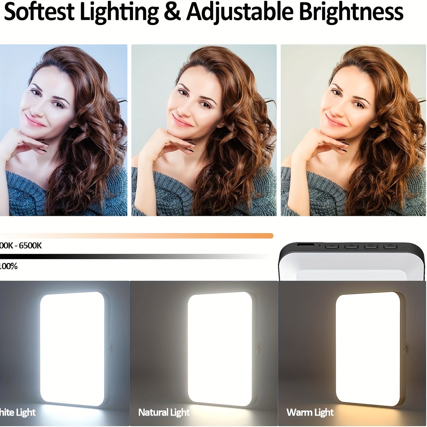 1pc Rechargeable Magnetic LED  - Photography Lighting Spotlight avis et prix