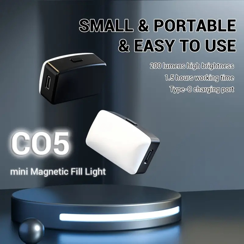 Mini Magnetic LED Selfie Light - Photography Mobile Lighting avis et prix