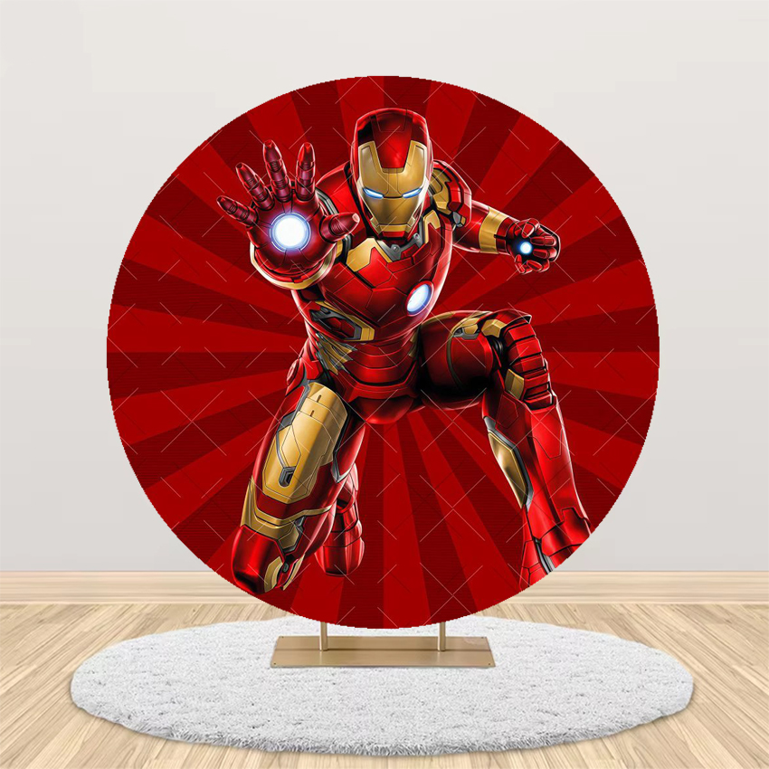 Avengers Theme Round Backdrop  - Photography Lighting Backdrop avis et prix