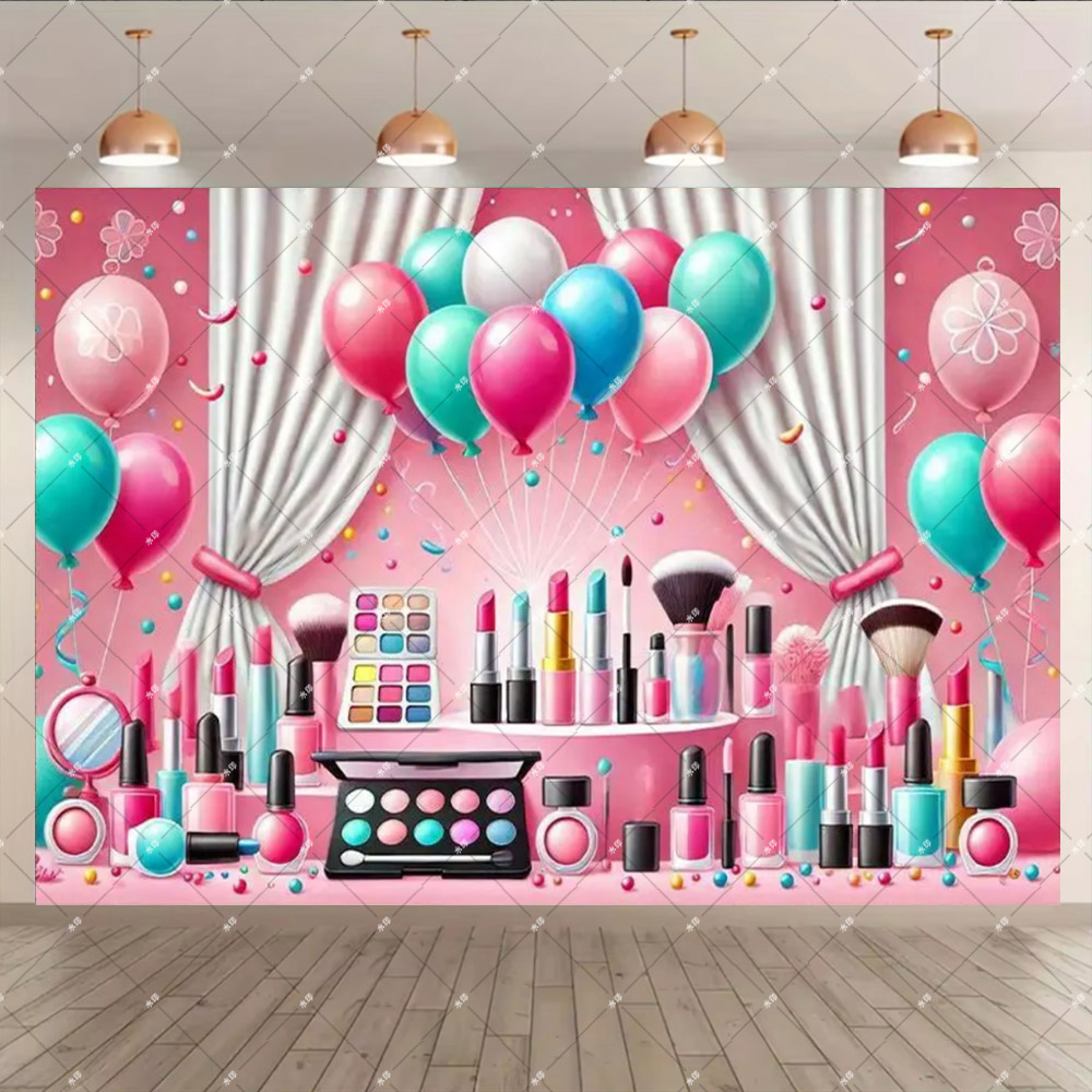 Pink Beauty Makeup Spa Theme S - Photography Lighting Backdrop avis et prix