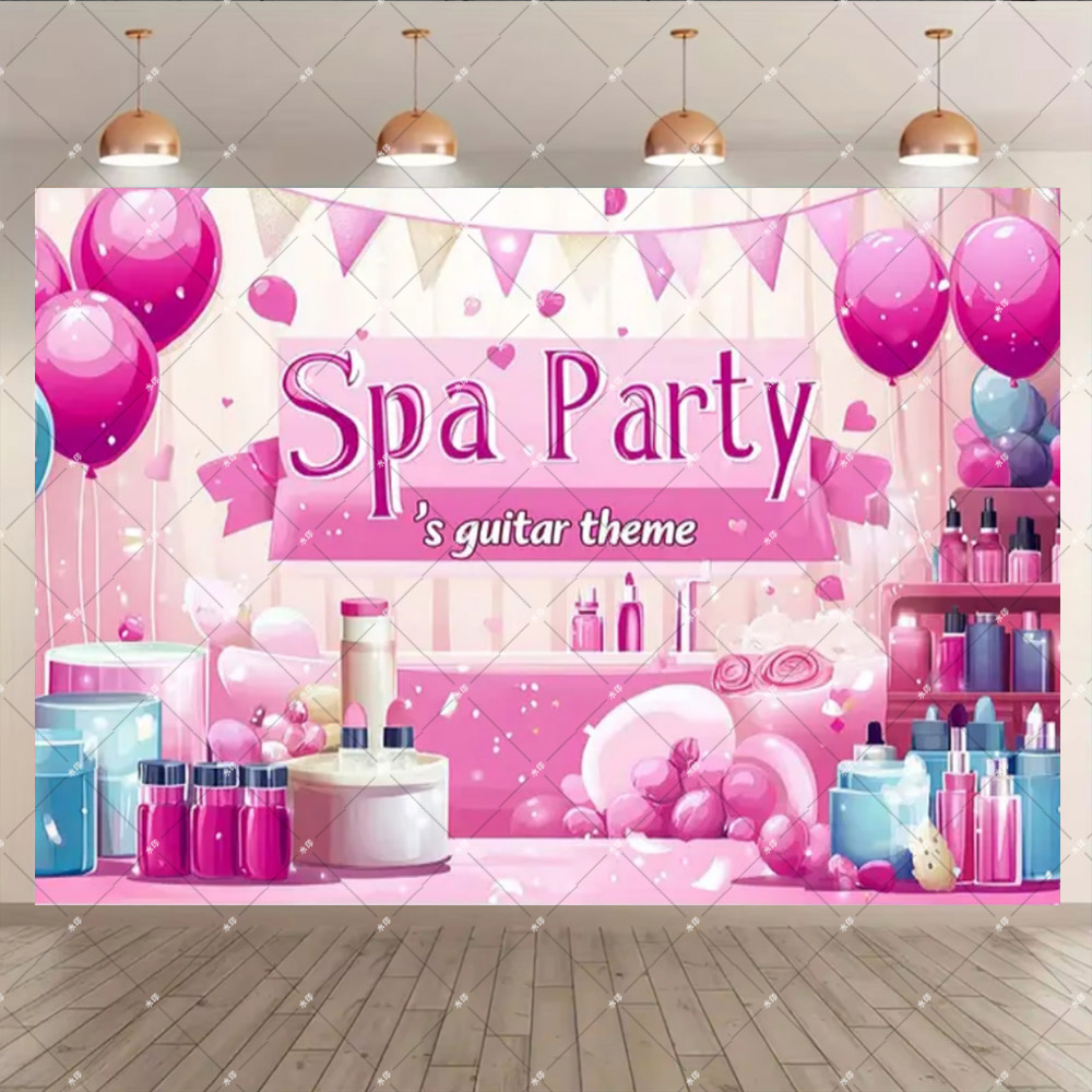 Pink Beauty Makeup Spa Theme S - Photography Lighting Backdrop avis et prix