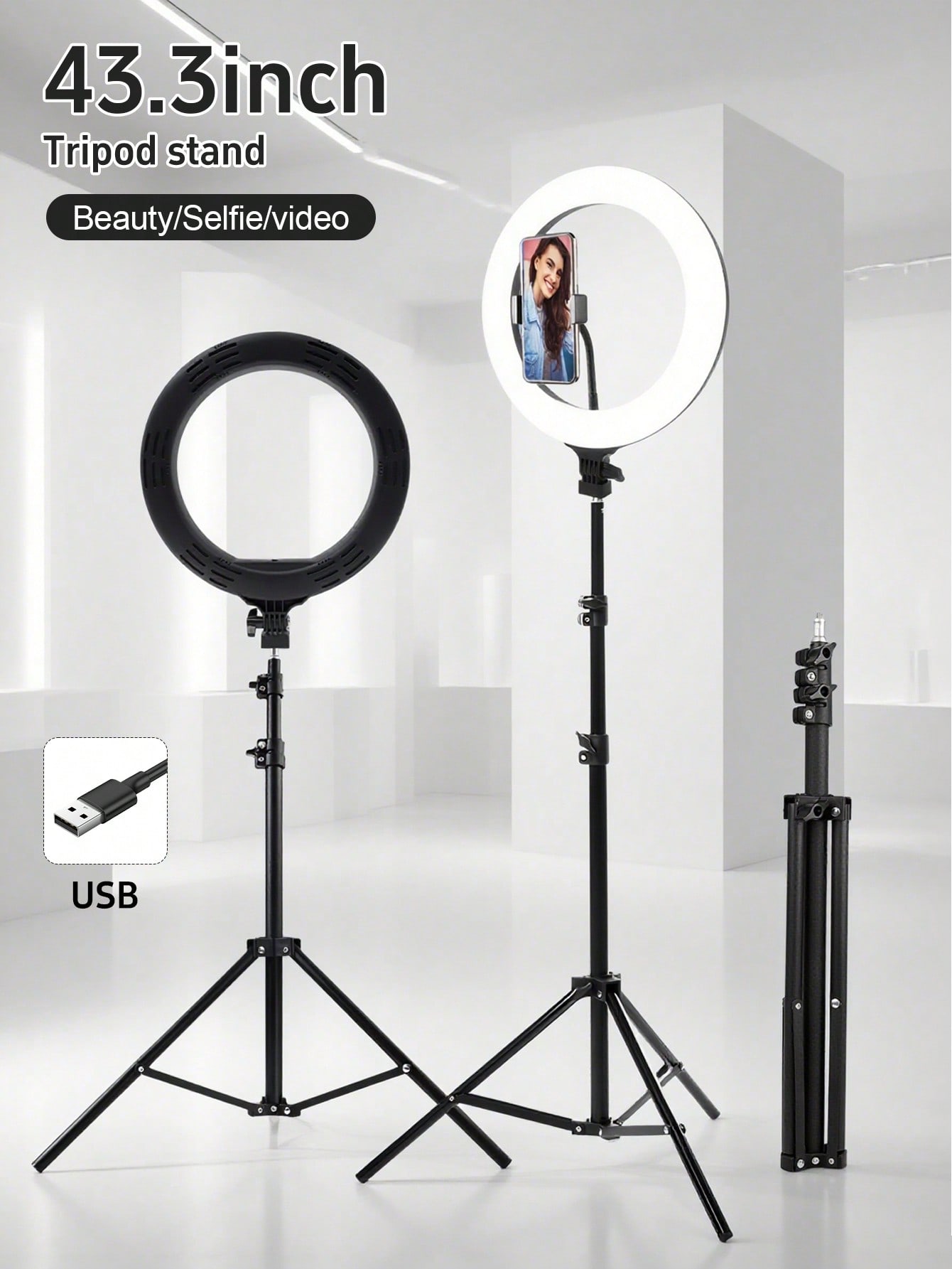 10 Inch LED Ring Light Kit wit - Photography Video Lighting Kit avis et prix