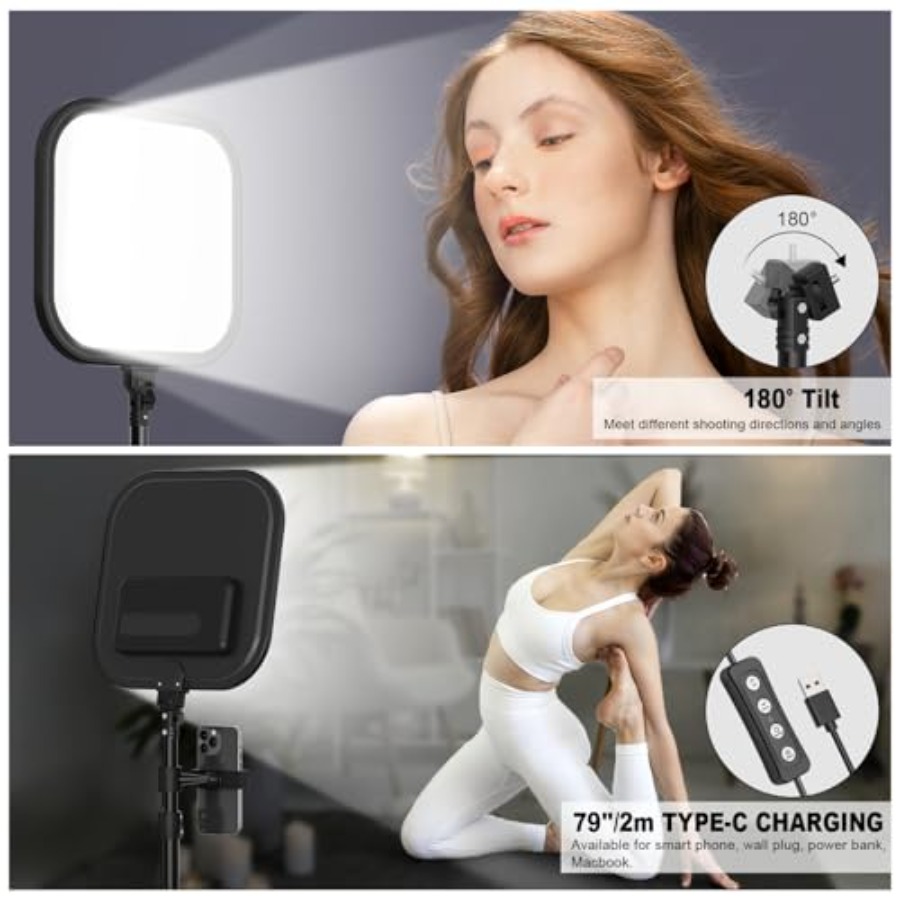2Pack LED Video Light Kit, 15W - Photography Video Lighting Kit avis et prix